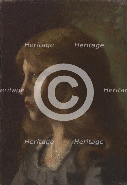 Girl's Head . Creator: Klimt, Gustav (1862-1918).