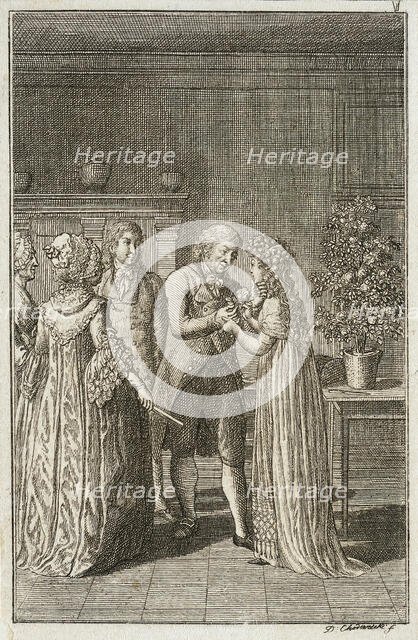 Illustration for 'Becker's Almanac for 1800', c1800. Creator: Daniel Nikolaus Chodowiecki.