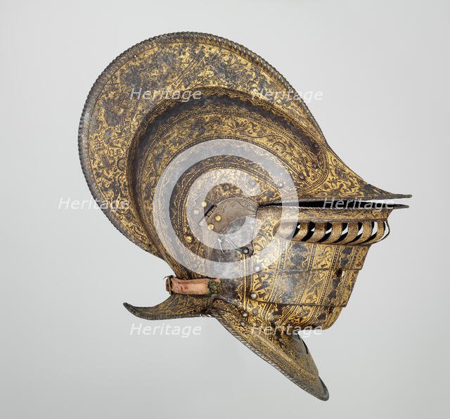 Burgonet with Buffe, Italian, ca. 1555-60. Creator: Unknown.