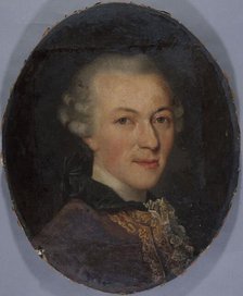 Portrait of Jean-Baptiste Leloir, great-grandfather of the painter Maurice Leloir, c1701-1800. Creator: Unknown.