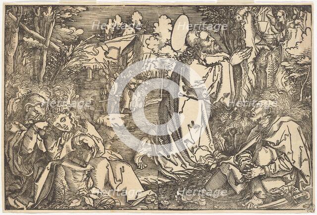 Christ on the Mount of Olives, c. 1522. Creator: Hans Weiditz.