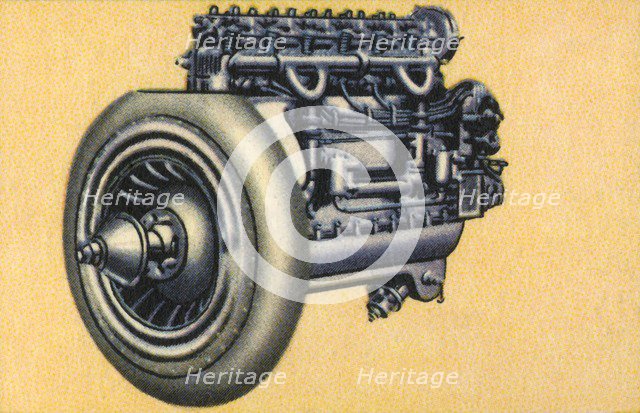 Junkers L 1, 80 horse power aeroplane engine, 1932.  Creator: Unknown.