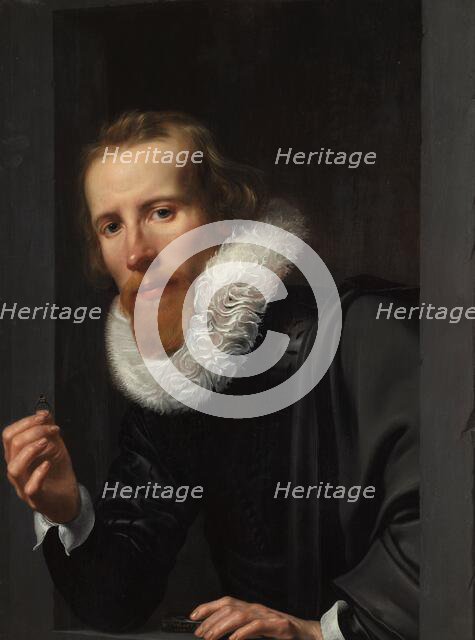 Portrait of a Goldsmith, Probably Bartholomeus Jansz van Assendelft, 1617. Creator: Werner Jacobsz. van den Valckert.