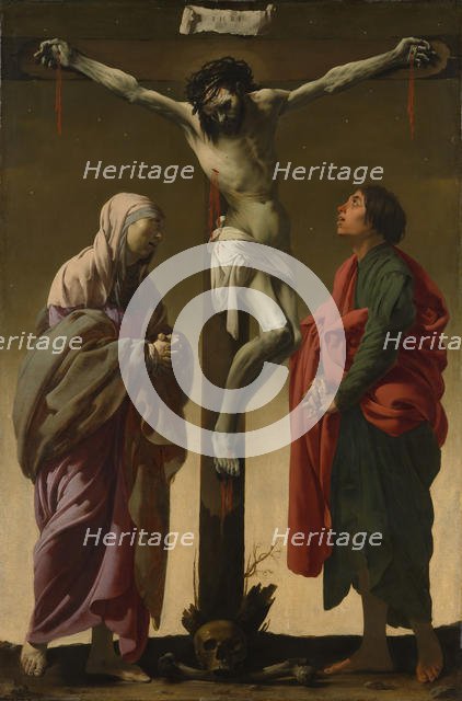 The Crucifixion with the Virgin and Saint John, ca. 1624-25. Creator: Hendrick ter Brugghen.