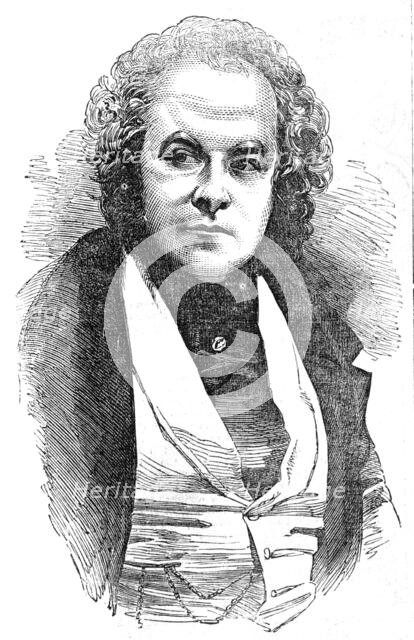 The late Lord Frederick Fitzclarence - from a daguerreotype by Claudet, 1854. Creator: Unknown.