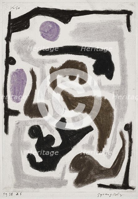 Spreng=Holz, 1938. Creator: Klee, Paul (1879-1940).