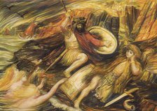 Siegfried's Death. Artist: De Groux, Henry (1867-1930)