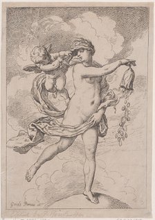 Fortuna with a Purse, 1795-99., 1795-99. Creator: Thomas Rowlandson.