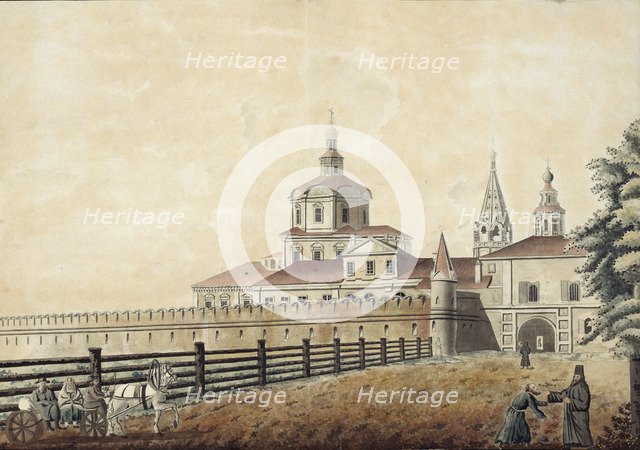 The St. Andronik Monastery in Moscow, 1780s. Artist: Camporesi, Francesco (1747-1831)