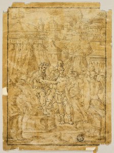Illustration to Scene from the Liberation of Jerusalem (Gerusalemme Liberata), 1585/90. Creator: Unknown.