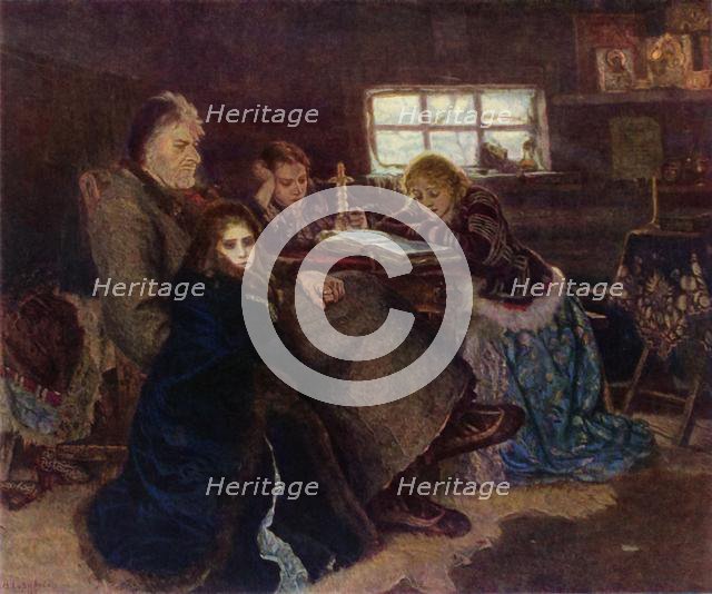 'Menshikov in Berezovo', 1883, (1965). Creator: Vasily Surikov.