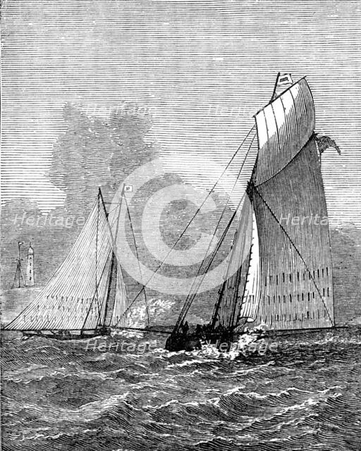 Royal Halifax (Nova Scotia) Yacht Club Race, 1873. Creator: Unknown.