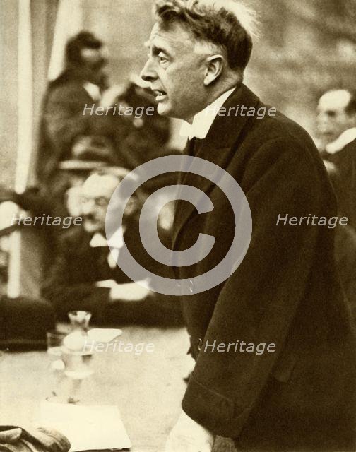 William Thomas Cosgrave making a speech, Dublin, Ireland, 1922, (1935). Creator: Unknown.