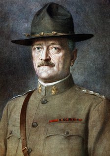 John Joseph Pershing, American general. Artist: Unknown