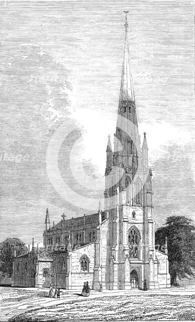 St. Mary's New Church, Herne Hill, 1844. Creator: Unknown.