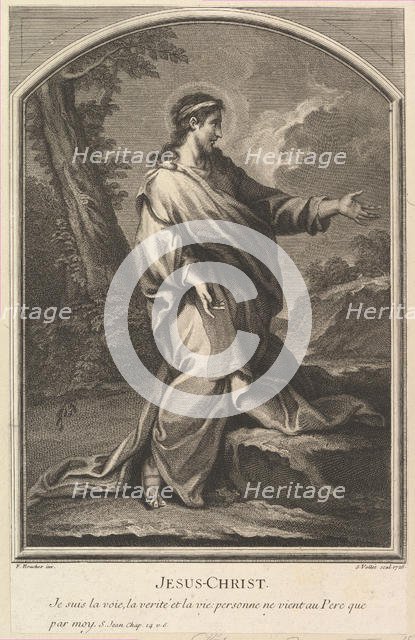 Jesus Christ, 1726. Creator: Simon Vallee.