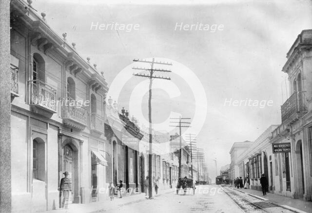 Guatemala - Street Scene, Guatemala City, 1911. Creator: Harris & Ewing.