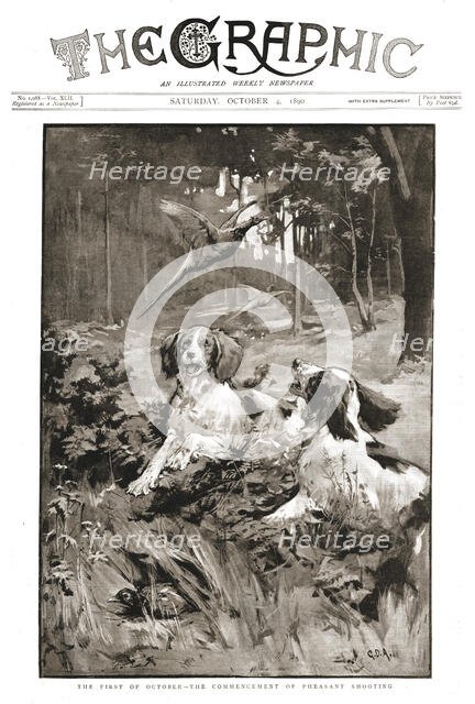 ''The Graphic, Front Cover Saturday, October 4, 1890', 1890. Creator: Unknown.