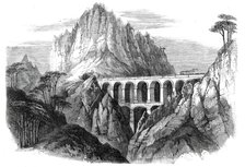 The Great Semmering Railway - the Bollerswand Viaduct and Tunnel, 1860. Creator: Unknown.