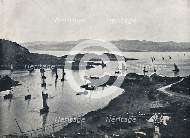 'Tarbert - Fishing Boats Going Out', 1895. Artist: Unknown.