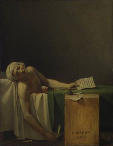 The Death of Marat, 1793. Artist: David, Jacques Louis (1748-1825)
