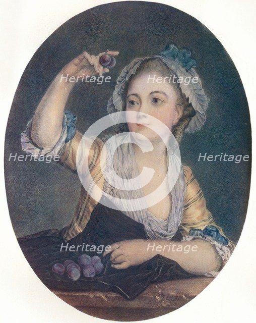 'Les Prunes', c18th century. Artist: P Davesne.