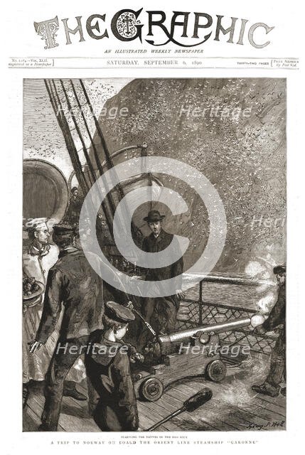 ''The Graphic, Front Cover Saturday September 6, 1890', 1890. Creator: Unknown.