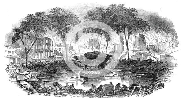 The Bowling-Green, and Broadway, 1845. Creator: Unknown.