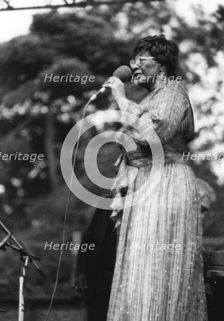 Ella Fitzgerald, Capital Radio Jazz Festival, Knebworth, Herts, 1981. Creator: Brian Foskett.