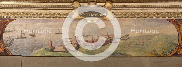 View of Piombino, 1557-1558. Artist: Vasari, Giorgio (1511-1574)