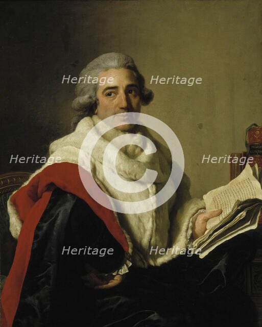 Jean Baptiste Eugene Du Mangin, 1789. Creator: Alexander Roslin.