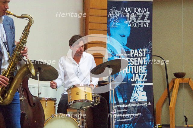 Wesley Gibbens, Darius Brubeck Quartet, NJA Fundraiser, Loughton Methodist Church, Essex, Sep 2021. Creator: Brian O'Connor.