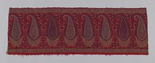 Fragment (Shawl Border), India, 1800/25. Creator: Unknown.