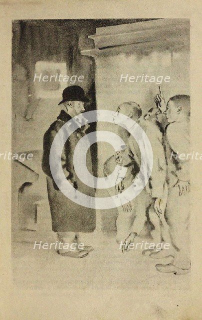 Illustration for the novel The Republic of ShKID by L. Panteleyev and Grigori Belykh, 1927. Artist: Tyrsa, Nikolai Andreyevich (1887-1942)