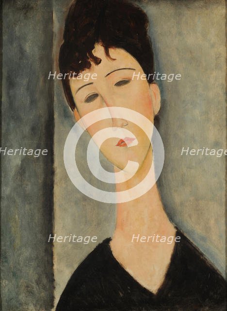 Portrait of a Young Woman. Creator: Modigliani, Amedeo (1884-1920).