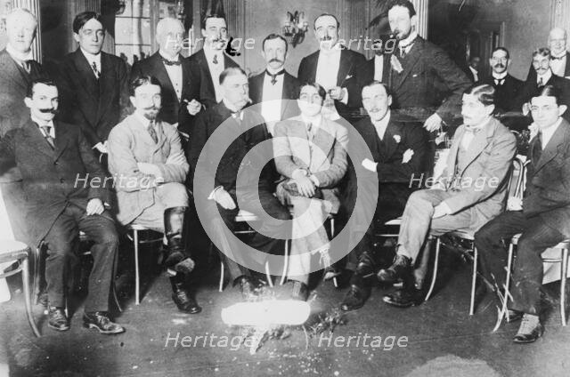 Opalard; Prade; Wallace; Van den Bergh; Comte Castillion de St. Victor.., between c1910-c1915. Creator: Bain News Service.