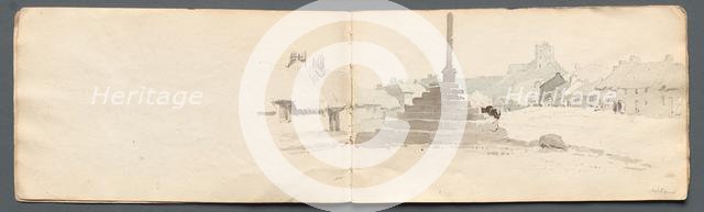 Sketchbook: Norham, 1814. Creator: Samuel Prout (British, 1783-1852).