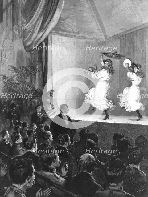 ''A Cigarette Concert held at the Honourable Artillery Company's Headquarters, Finsbury...', 1890. Creator: Unknown.