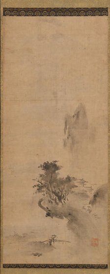 Splashed-Ink Landscape, early 16th century. Creator: Bokusho Shusho.