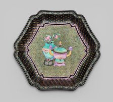 Dish with Images of Ancient Bronzes, Qing dynasty (1644-1911). Creator: Unknown.