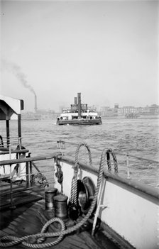 The Woolwich ferry, c1945-c1965. Artist: SW Rawlings