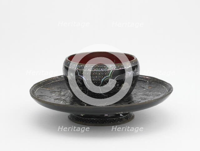 Bowl stand (for tea bowl F1911.355), Mid-Ming to early Qing dynasty, 16th to early 18th century. Creator: Unknown.