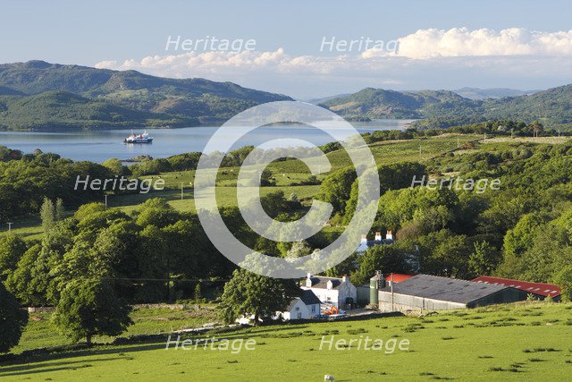 West Loch Tarbert from Kintyre, Argyll and Bute, Scotland.