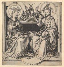 The Enthronement of the Virgin, ca. 1435-1491. Creator: Martin Schongauer.