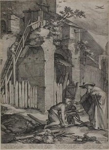 The Prophet Elie Arriving at the House of Sareptas' Widow, 1604. Creator: Jan Saenredam.