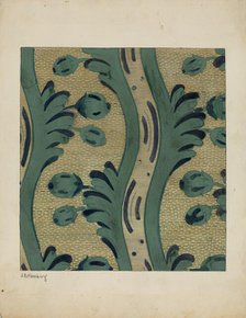 Wall Paper, c. 1937. Creator: Joseph Rothenberg.