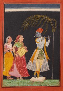 Lahula Ragaputra, Son of Dipak Raga, Folio from a Ragamala (Garland of Melodies), c1685-c1690. Creator: Unknown.
