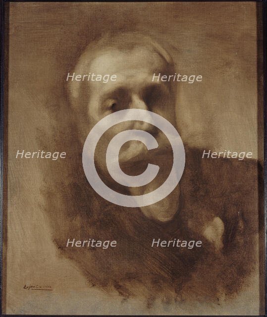 Portrait of Anatole France (1844-1924), writer, c1900. Creator: Eugene Carriere.