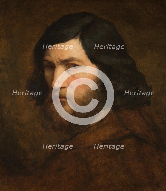 Self-Portrait, c. 1850. Creator: Millet, Jean-François (1814-1875).