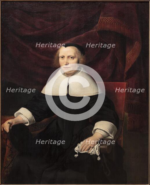 Portrait of a Woman, 1656. Creator: Ferdinand Bol.